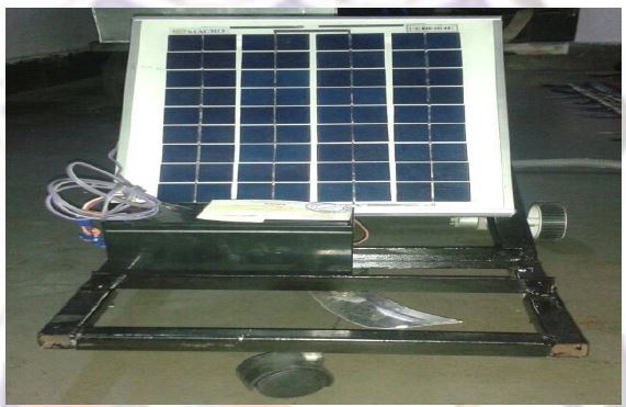 Solar Operated Maize Cutter